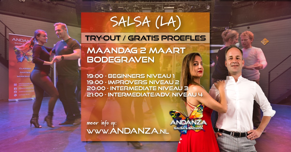 proefles Salsa (LA) - van beginners tot advanced - Bodegraven