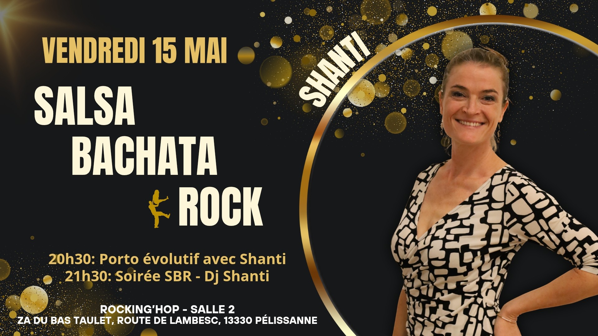 Soirée Salsa-Bachata-Rock vendredi 15 mai (salle 2)