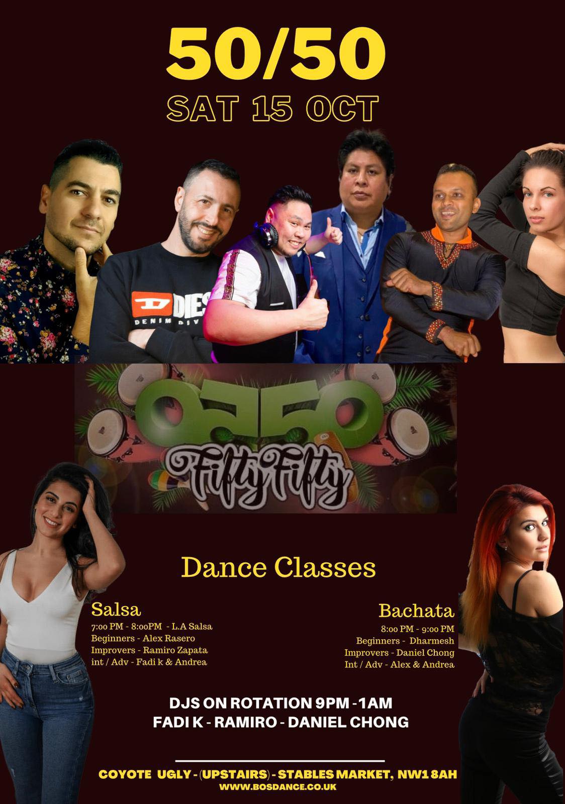 5050 Salsa & Bachata: Coyote Ugly Camden