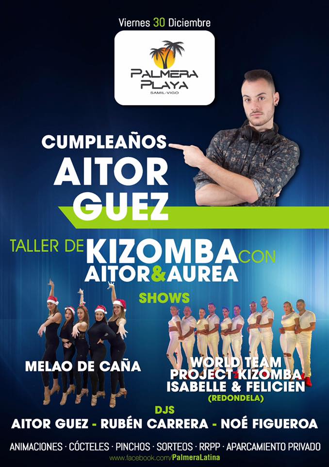 Cumpleaños Aitor Guez en Palmera Playa!