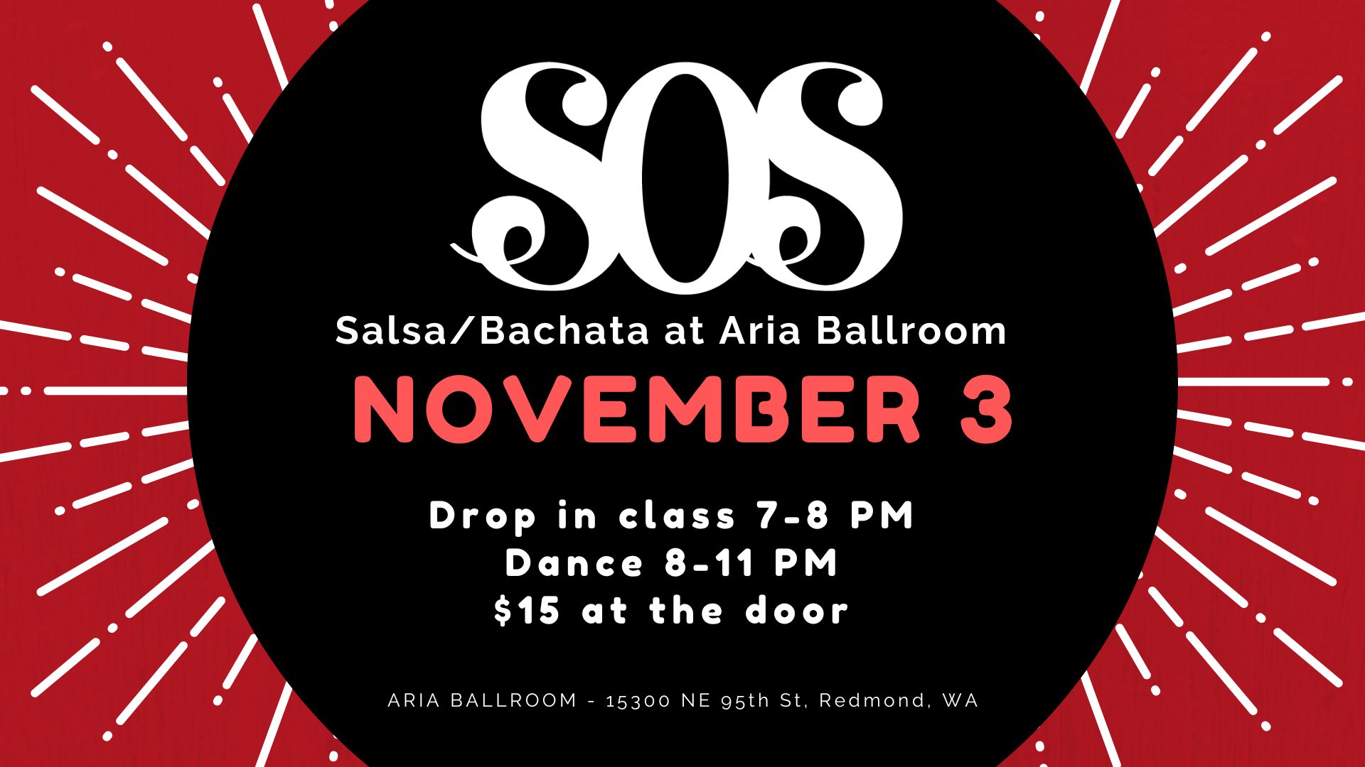 eSOeS - November 03 Salsa Bachata at Aria Ballroom
