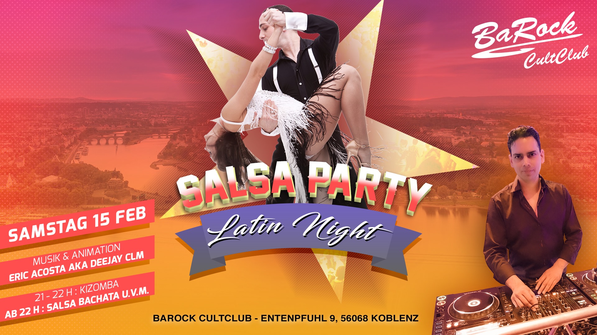 Salsa Latin Night Party ! Barock Koblenz