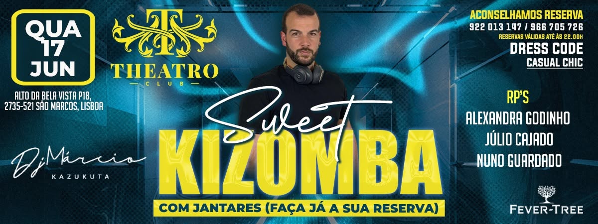 💃✨ SWEET KIZOMBA COM DJ MÁRCIO KAZUKUTA ✨🕺
