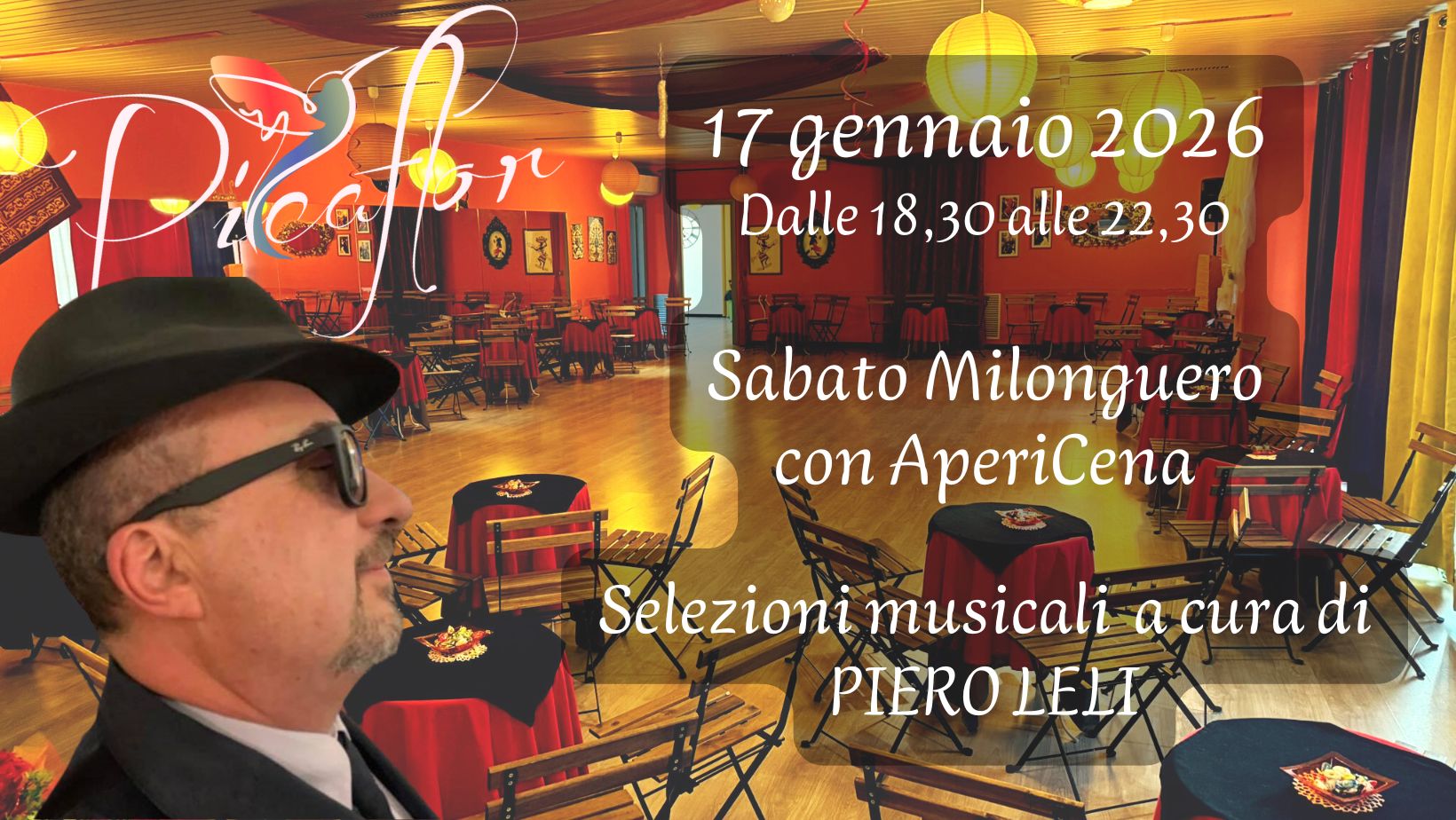 Sabato Milonguero coon AperiCena - in consolle Piero Leli