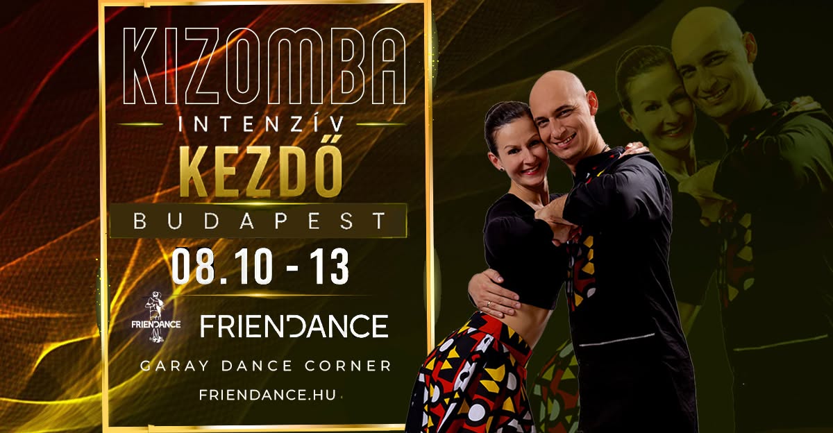 Intenzív KEZDŐ KIZOMBA nyári tanfolyam 4 alkalom