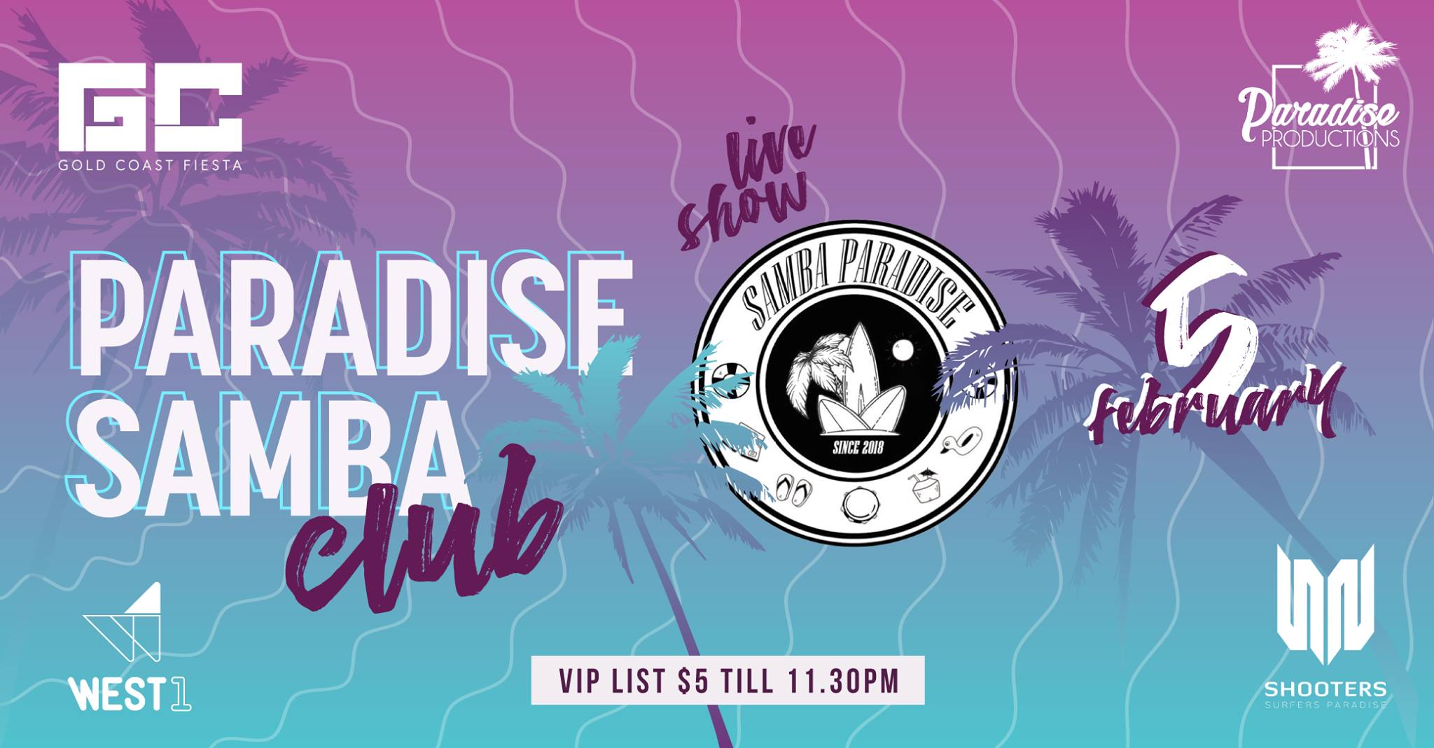 PARADISE SAMBA CLUB. w SAMBA PARADISE + latin room!