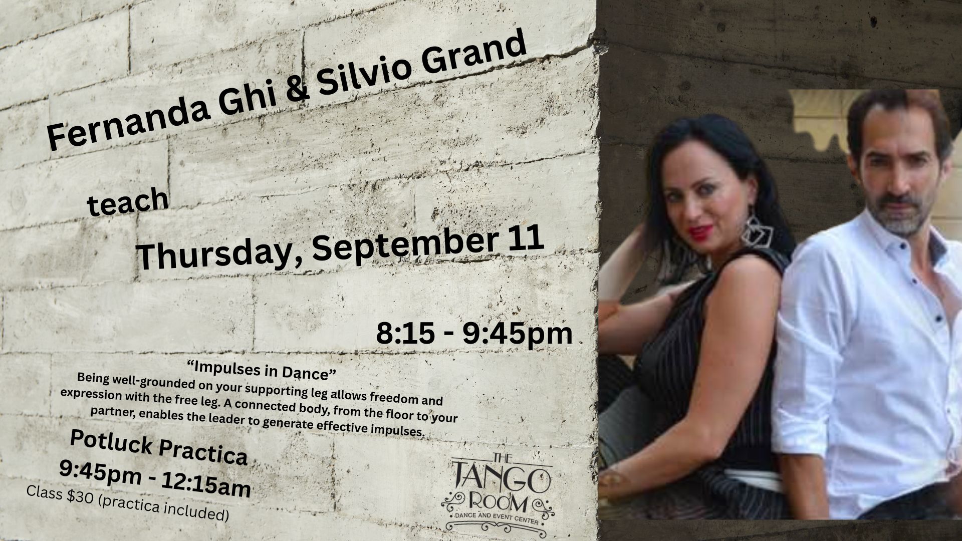 A TOTALLY UNIQUE CLASS with FERNANDA GHI & SILVIO GRAND