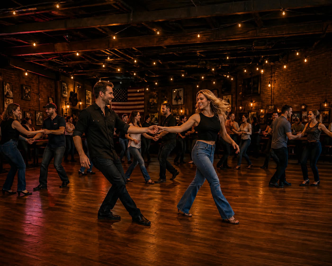 West Coast Swing, Dansekveld på Roots Pub