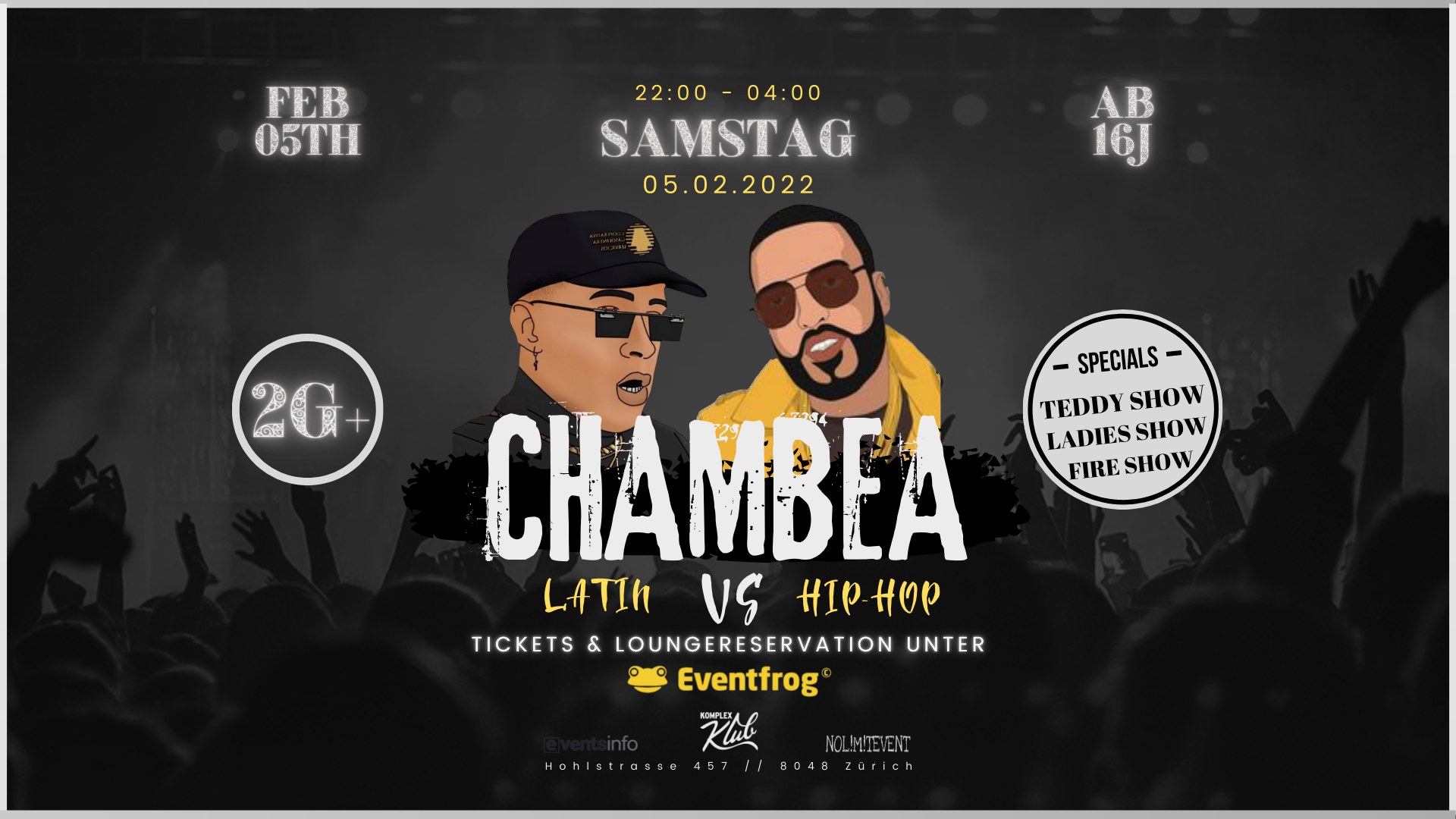 Chambea Latin Vs Hip-Hop and many Shows