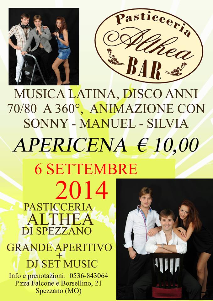 SUPER PARTY ALLA PASTICCERIA ALTHEA!!!!