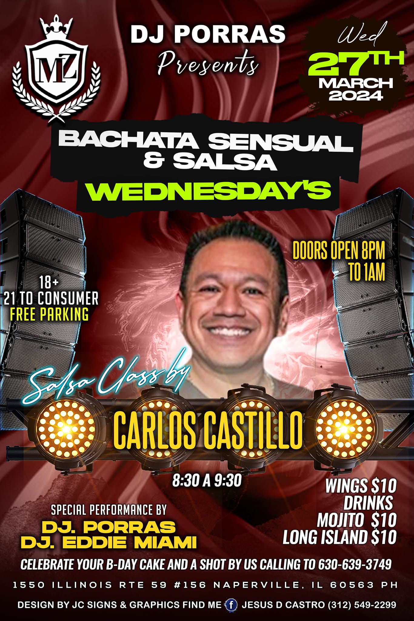 Bachata Sensual & Salsa Wednesdays