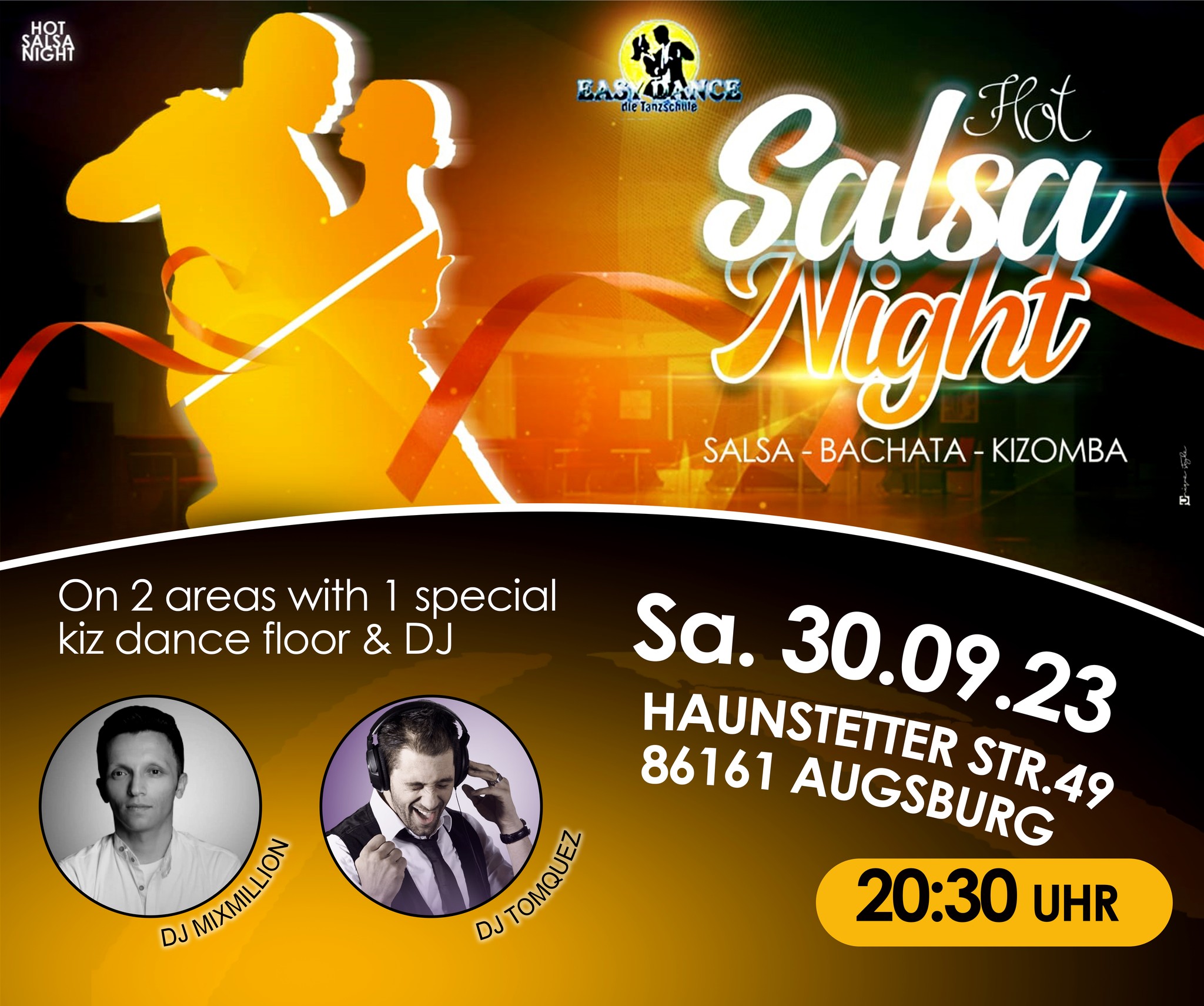 HOT SALSA NIGHT IM EASYDANCE AUF 2 AREAS