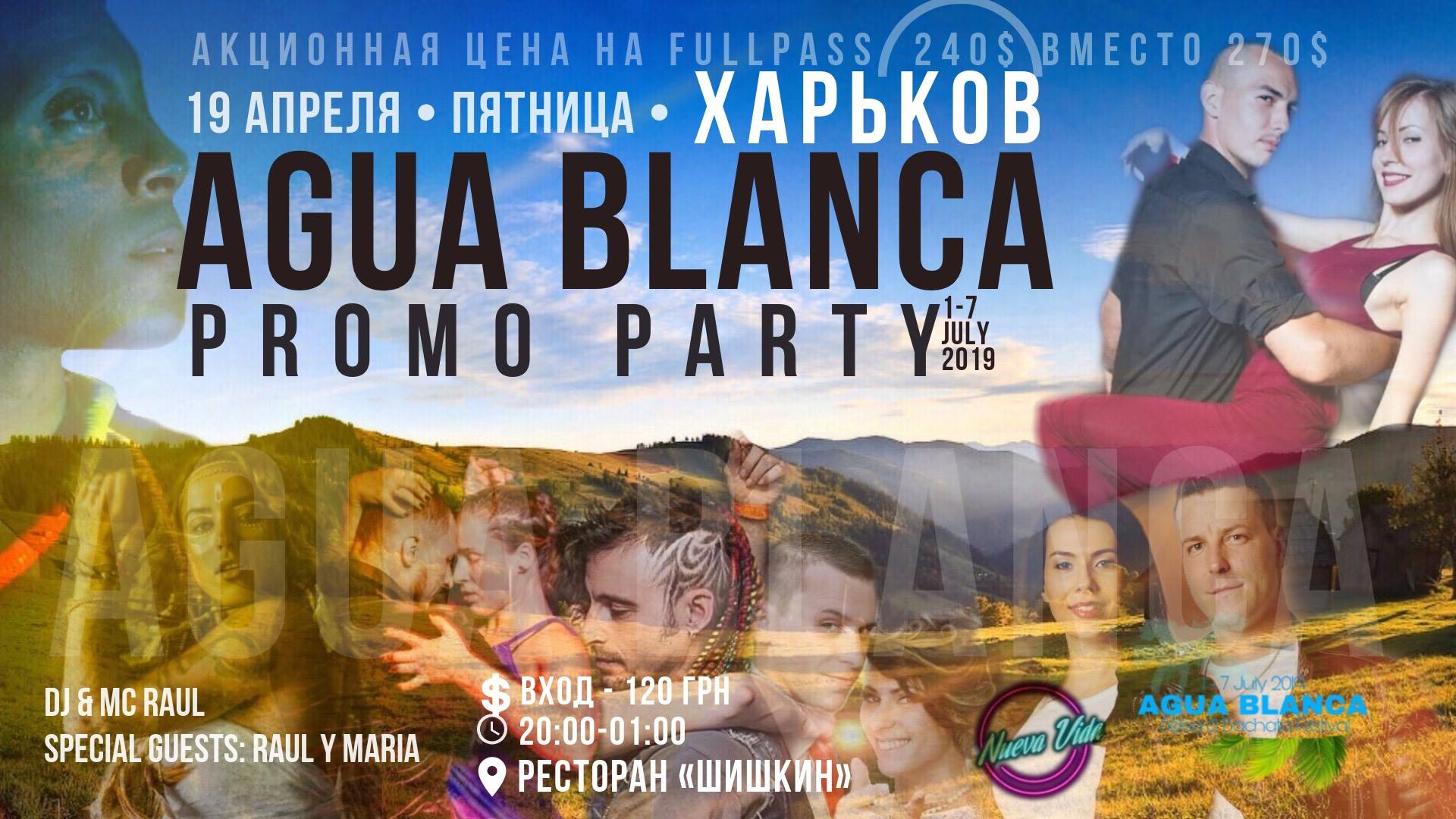 Promo Party - Agua Blanca salsa&bachata festival 1-7 juli