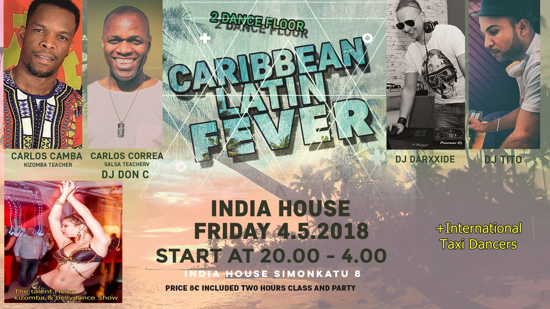 Caribbean latin fever Helsinki