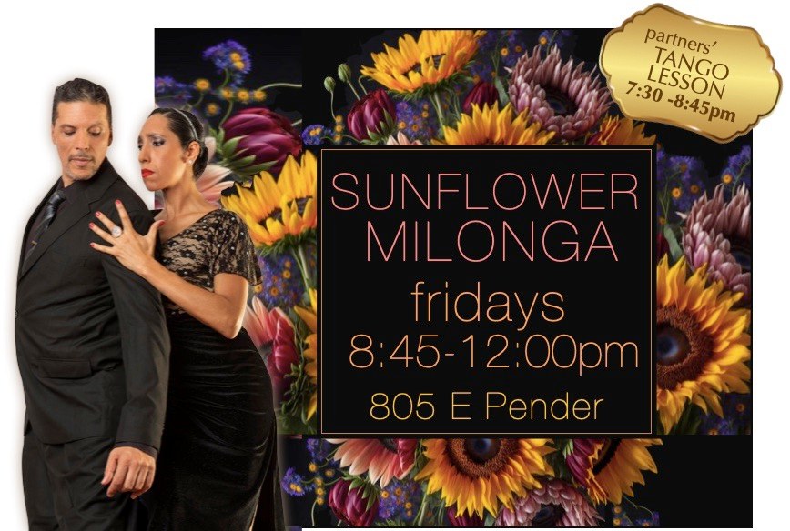 A&A Workshop and Milonga🌻Sunflower!