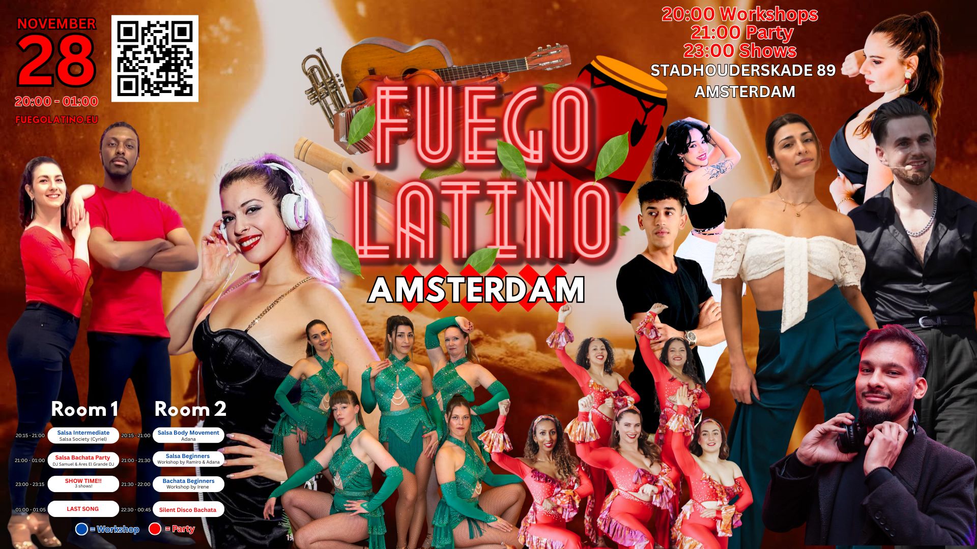 π₯ FUEGO LATINO Amsterdam Edition π₯