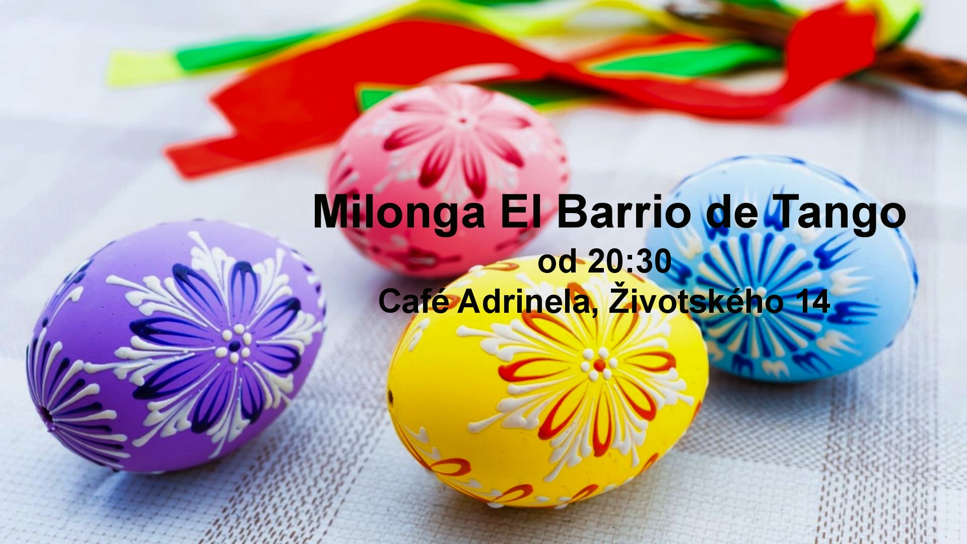 Velikonoční milonga El Bario de Tango