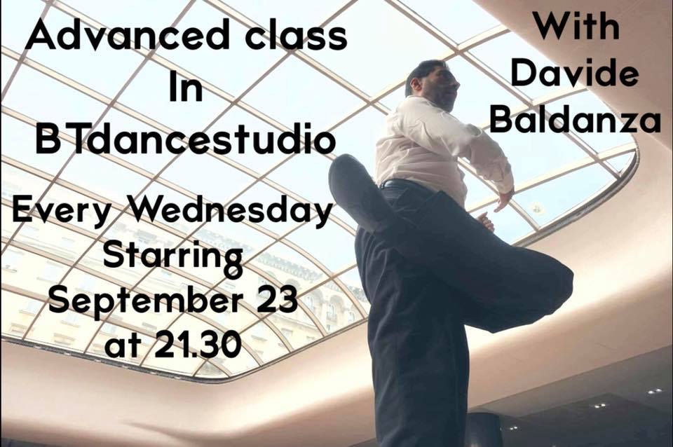 Argentine Tango, Advanced class with Davide Baldanza