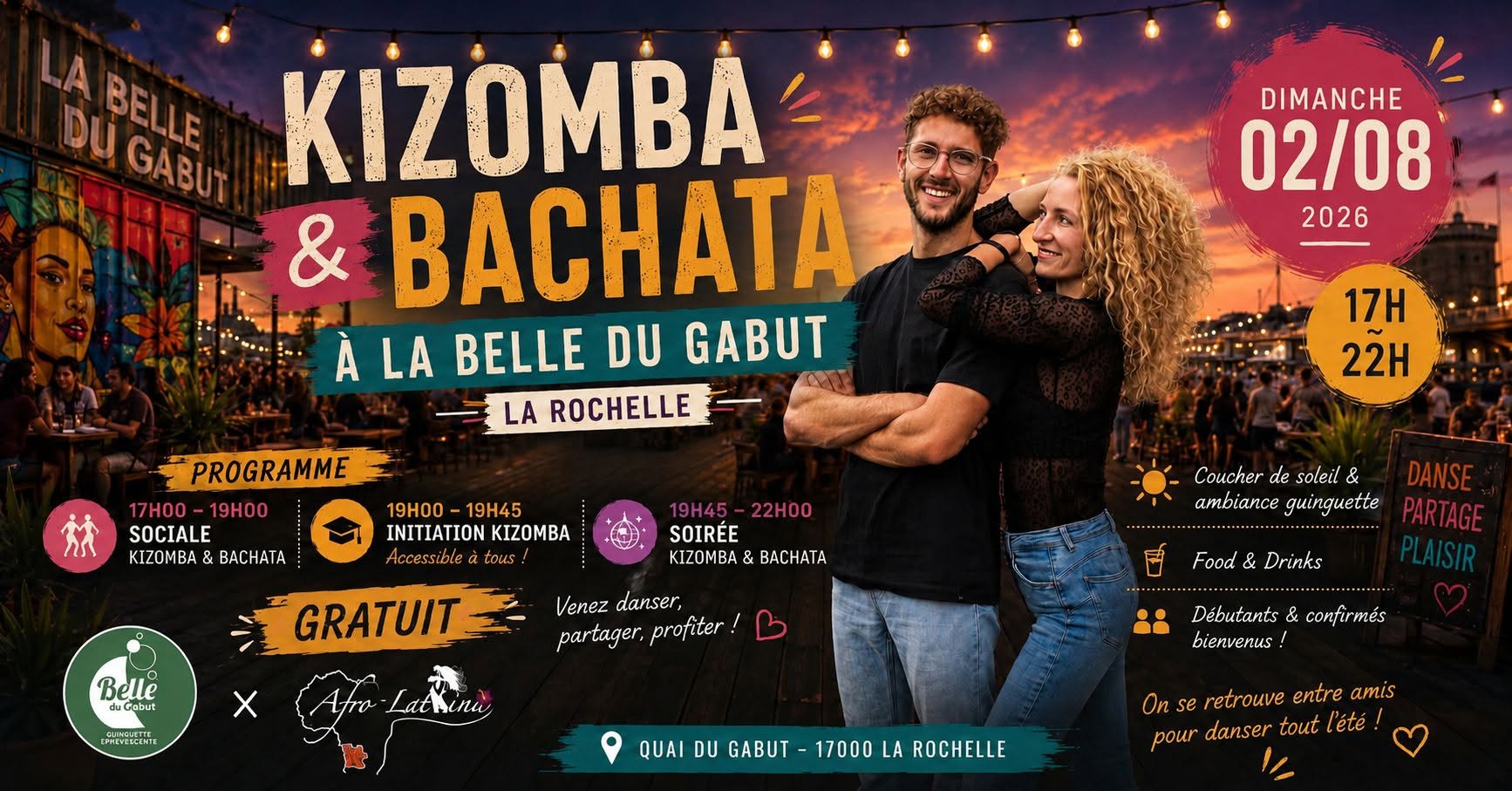 Kizomba et Bachata à la Belle du Gabut