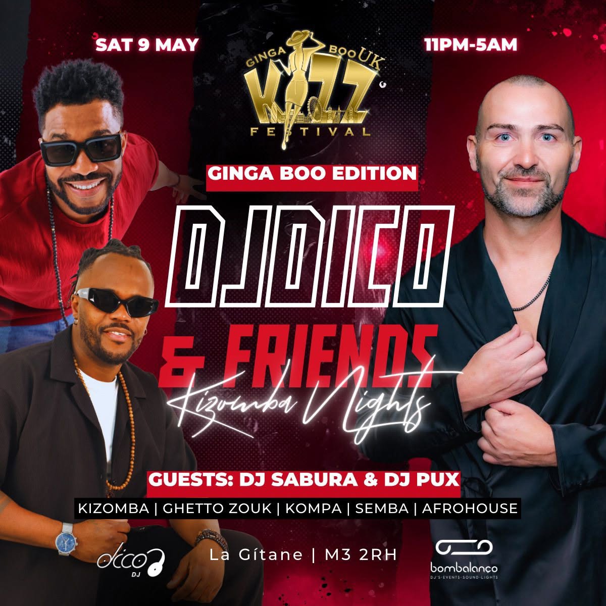 GINGA BOO EDITION - DJ DICO & FRIENDS KIZOMBA NIGHTS