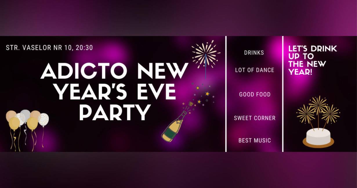 Adicto New Year's Eve Party