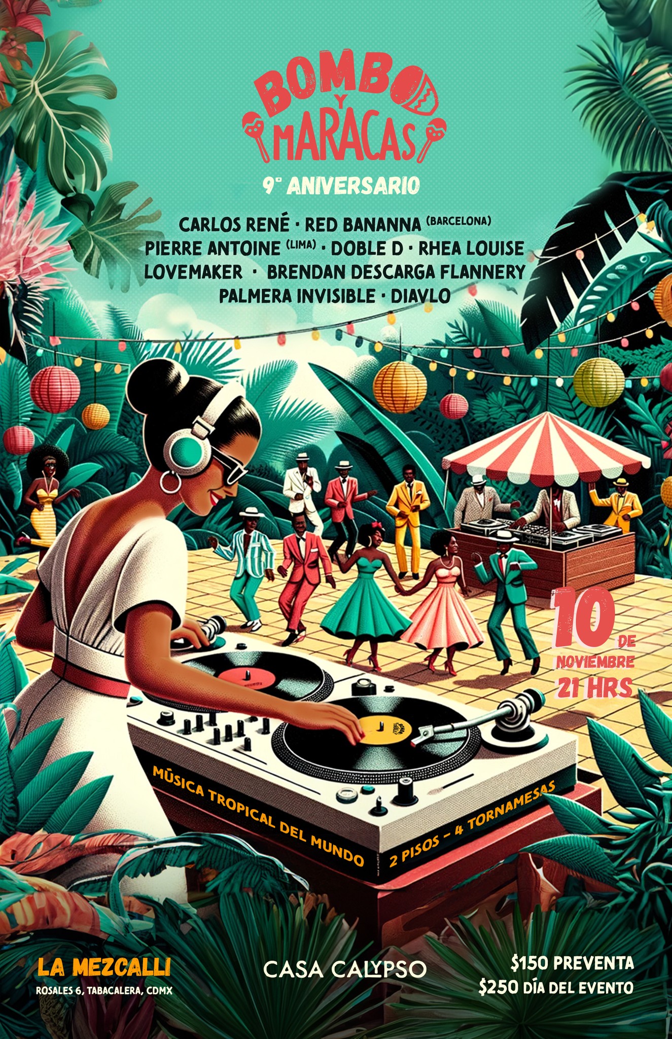 Bombo y Maracas, 9° Aniversario