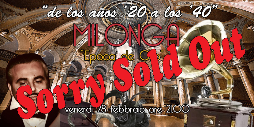 MILONGA de Epoca de los años '20 a los '40