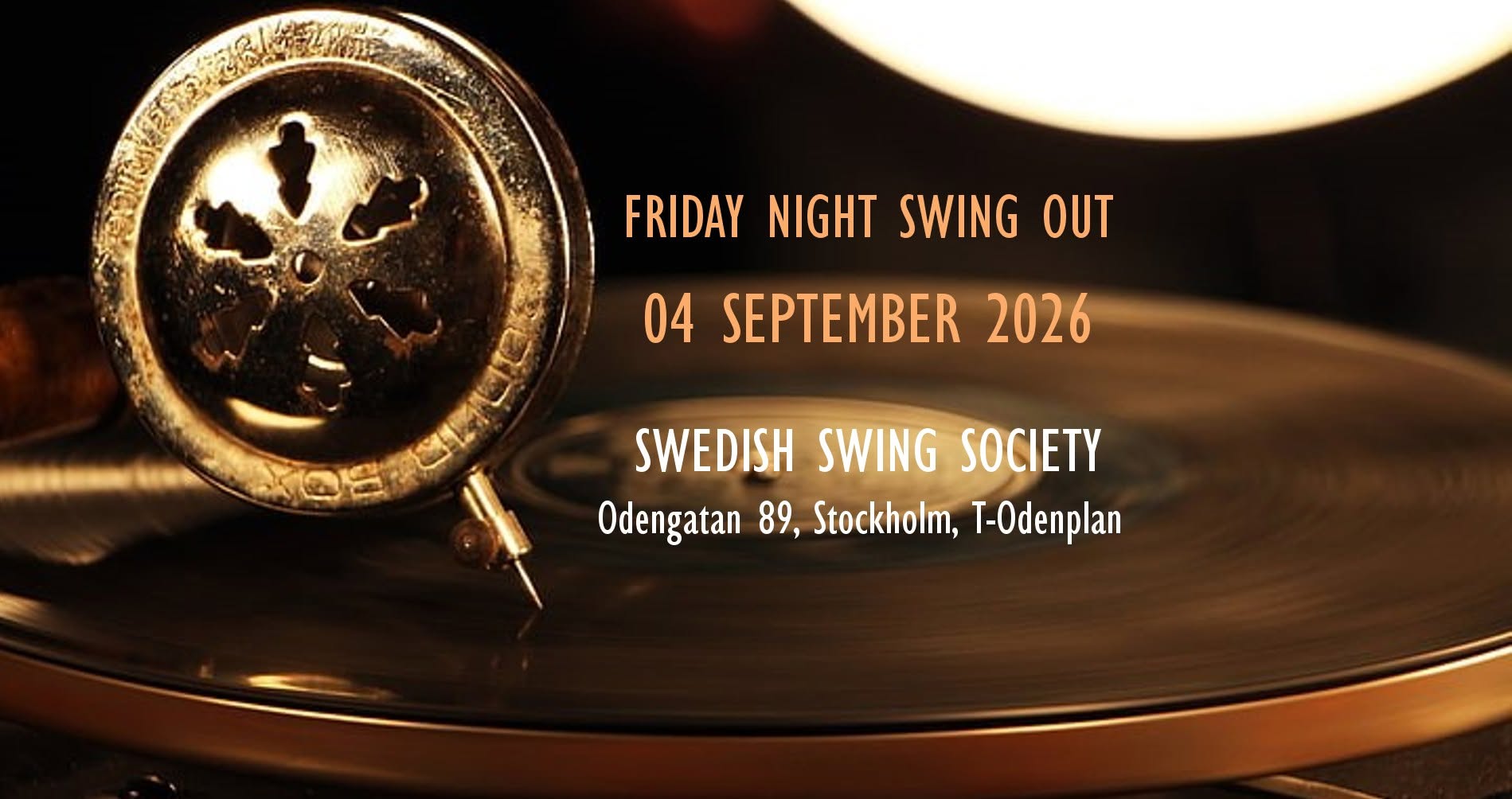 Friday Night Swing Out - 04 SEP 2026!