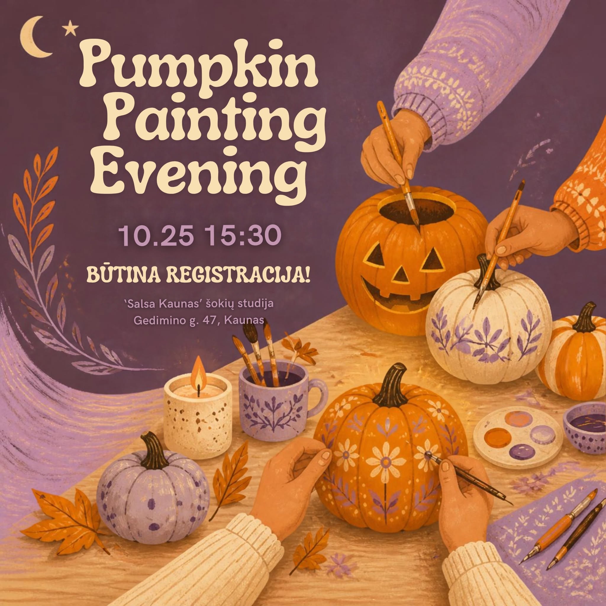 PUMPKIN PAINTING 🎃 SALSA KAUNAS