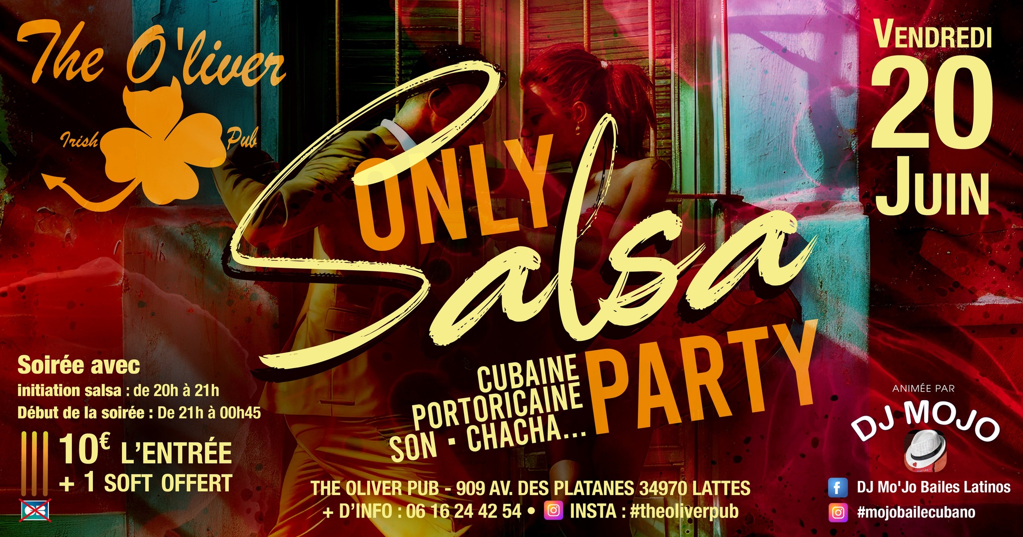 Soirée ONLY SALSA PARTY ( 100% Salsa)