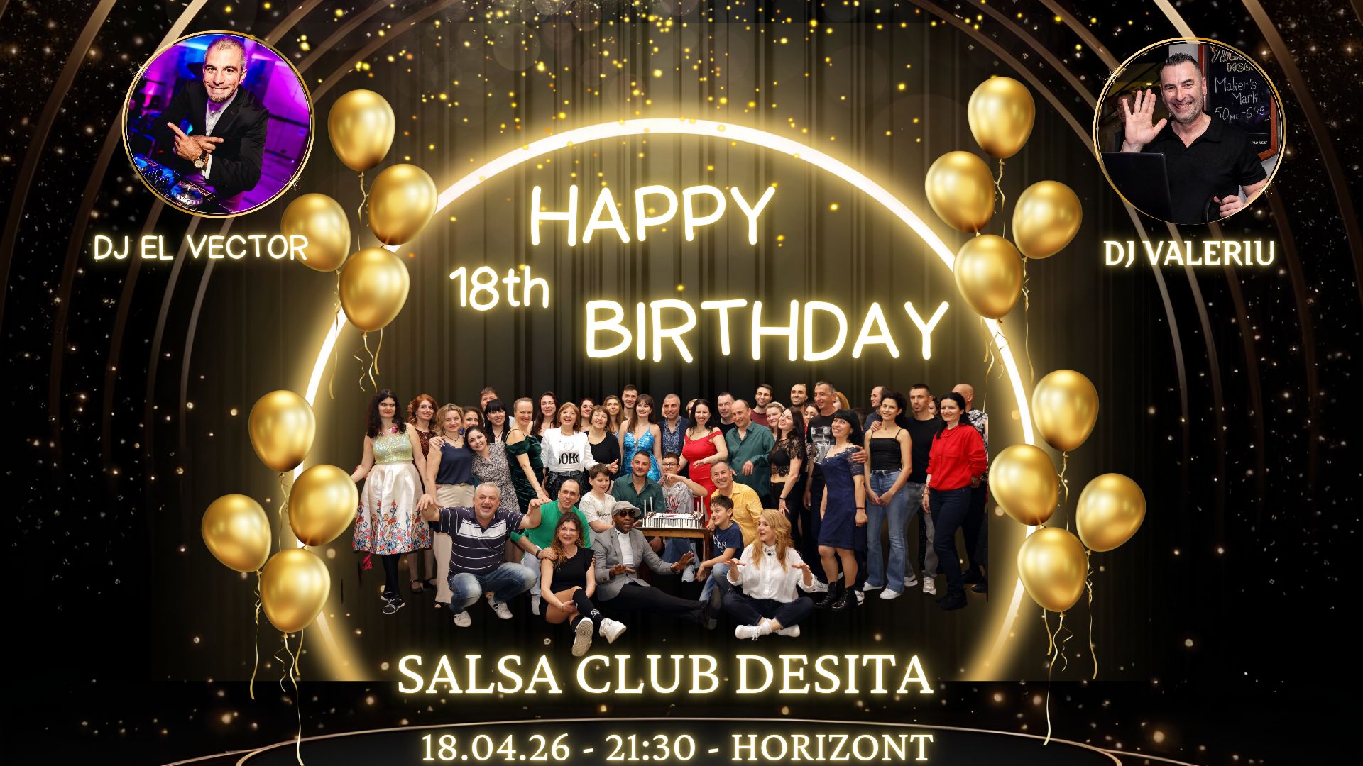 18th birthday Salsa club Desita