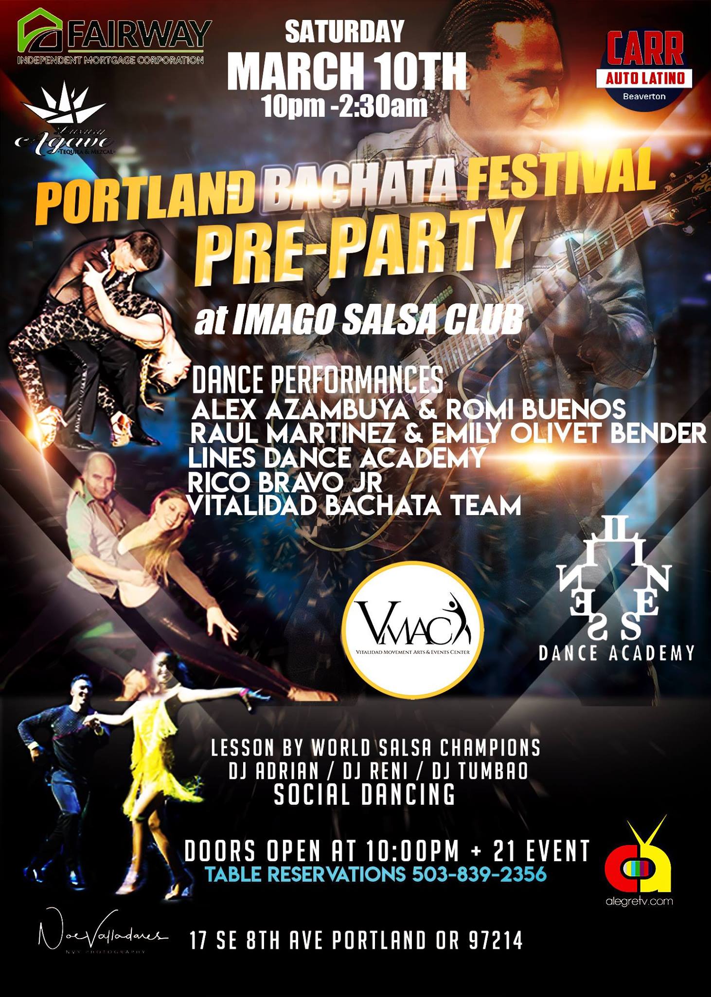 Pre-Party for the Portland Bachata Festival