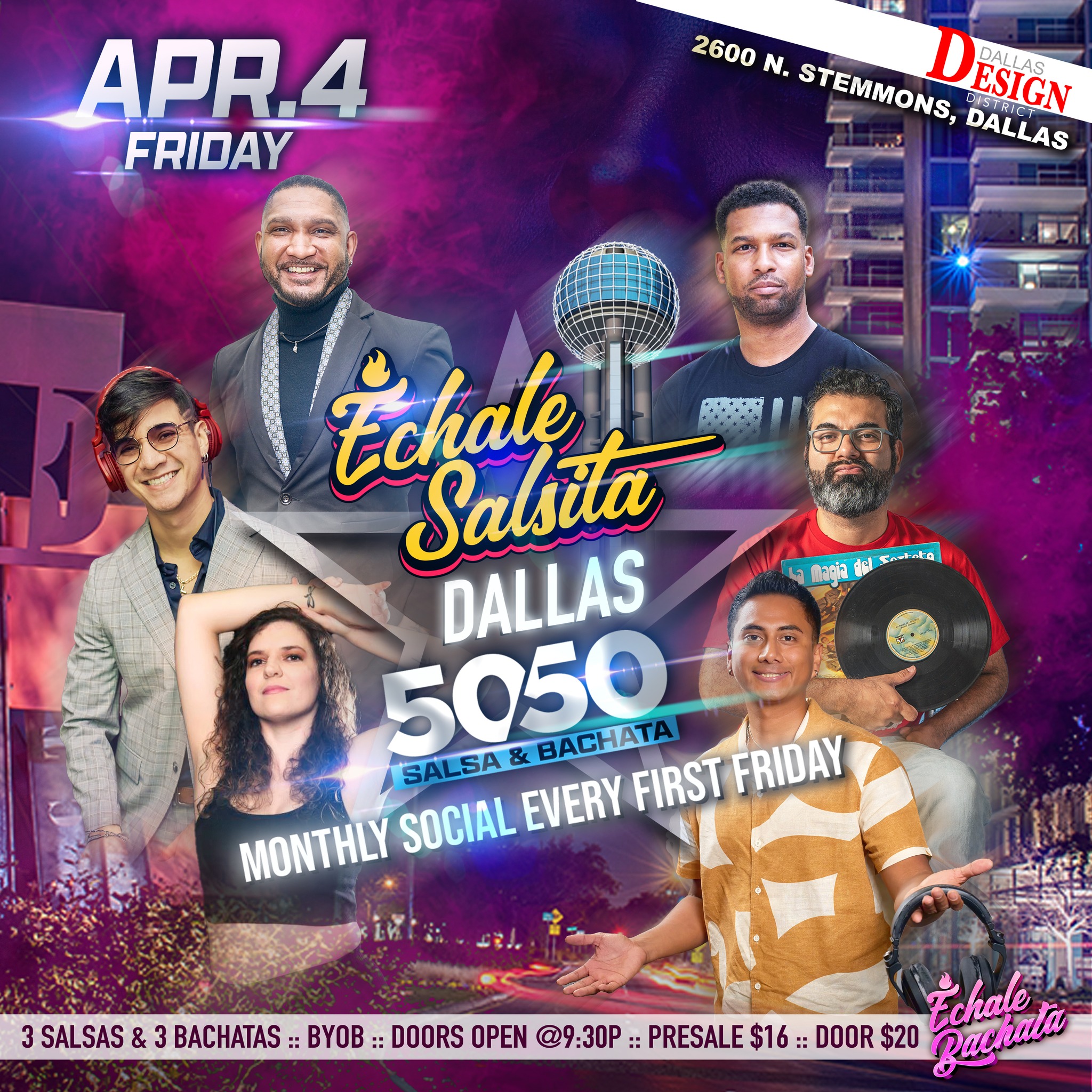 Echale Salsita Dallas April Social