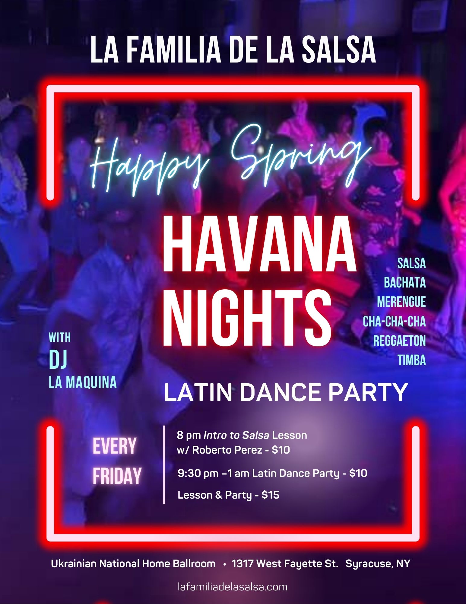 HAVANA NIGHTS LATIN DANCE PARTY π₯ FRIDAY π₯ 52 Weeks A Year