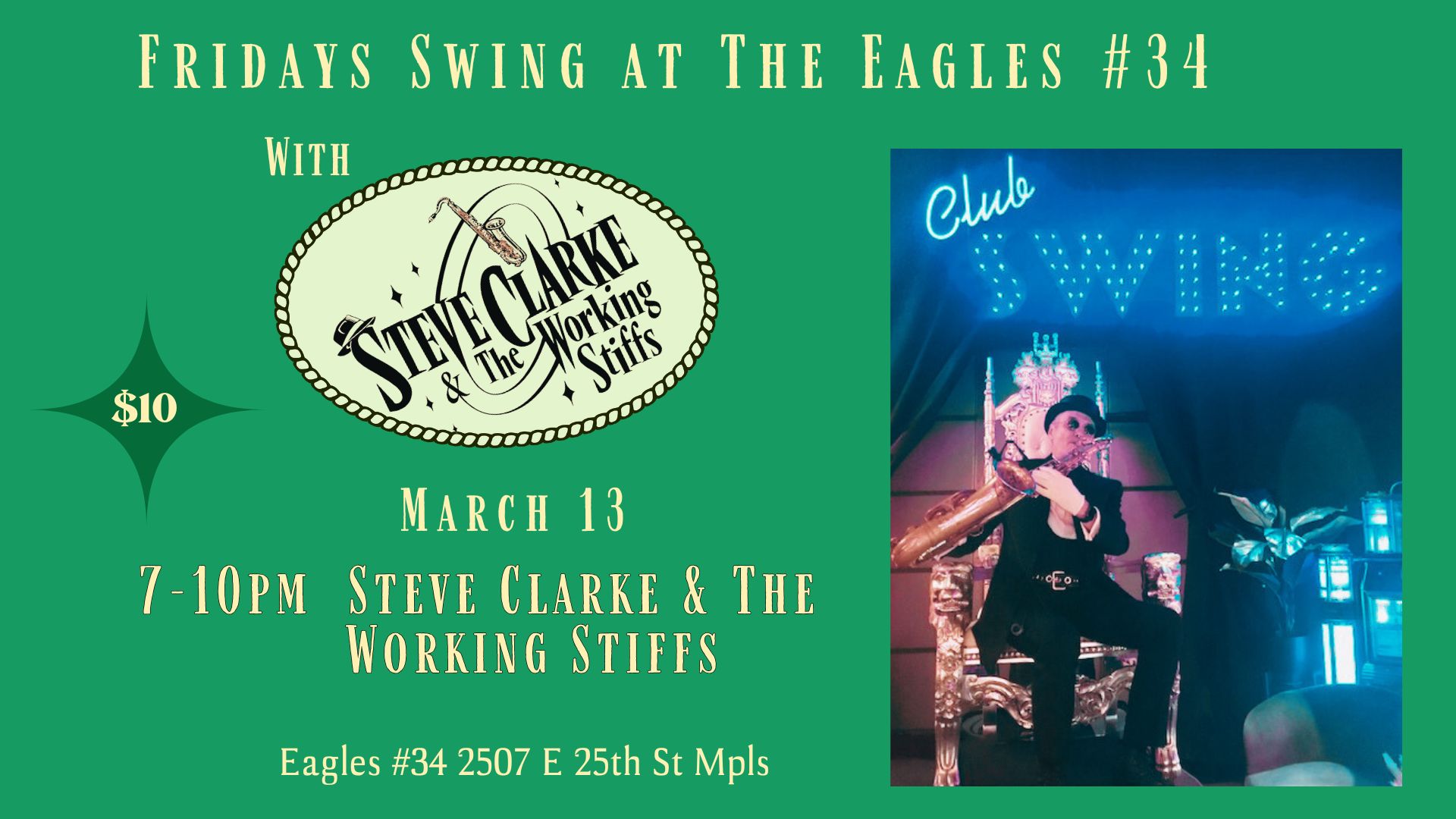 Swinging at the Eagles with a birthday celebration!