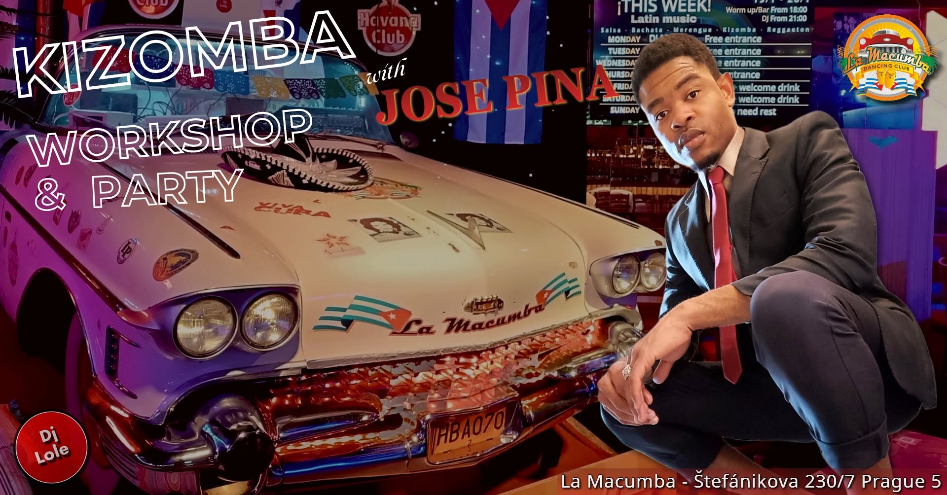 Kizomba workshop & party with José Pina & Dj Lole ✨