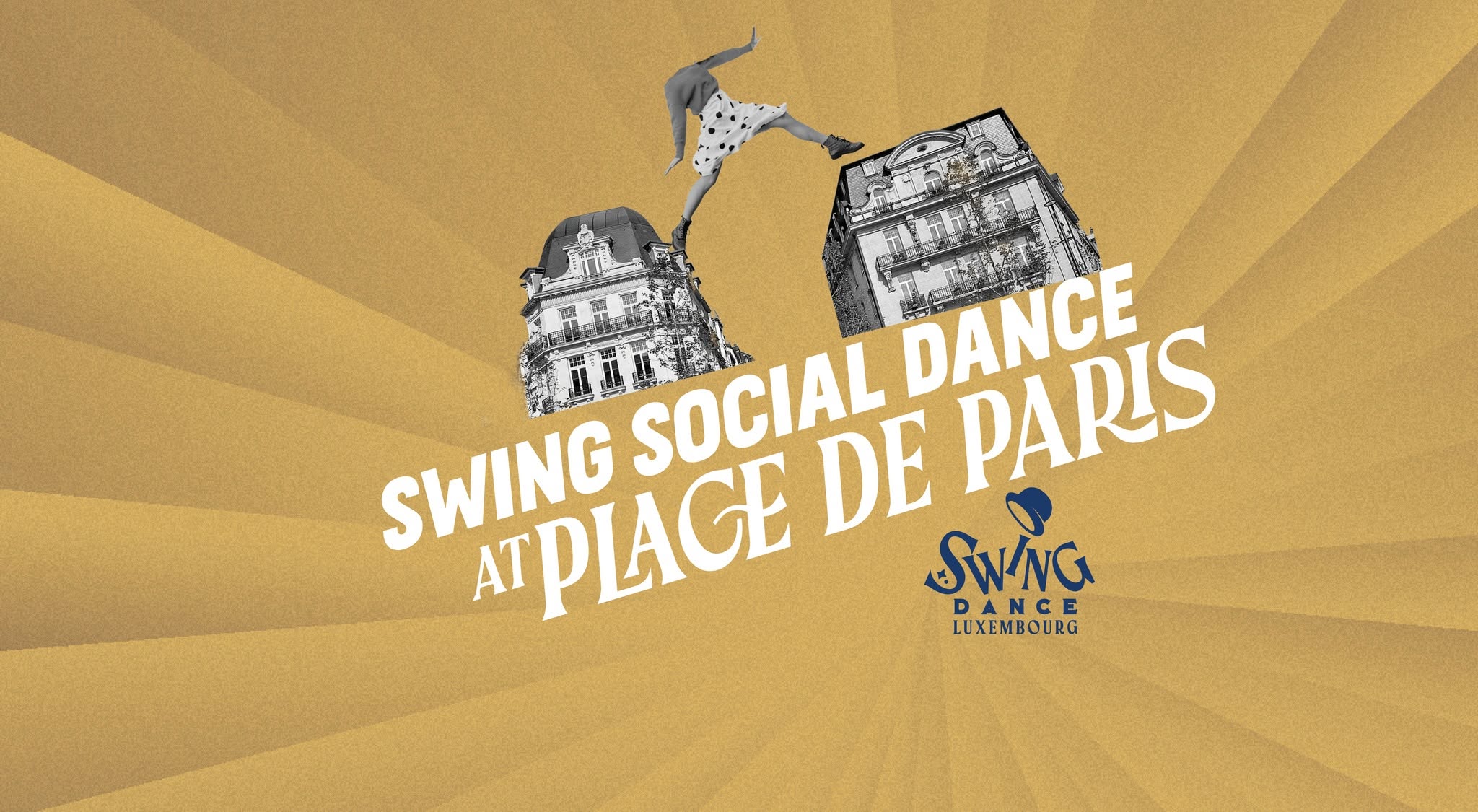 Outdoor social dance at Place de Paris