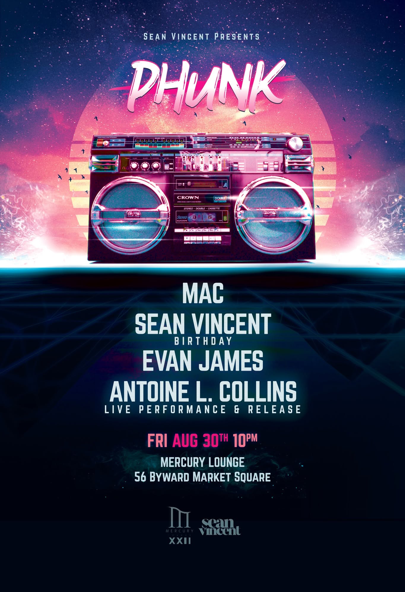 Phunk with Mac, Sean Vincent, Evan James & Antoine L. Collins