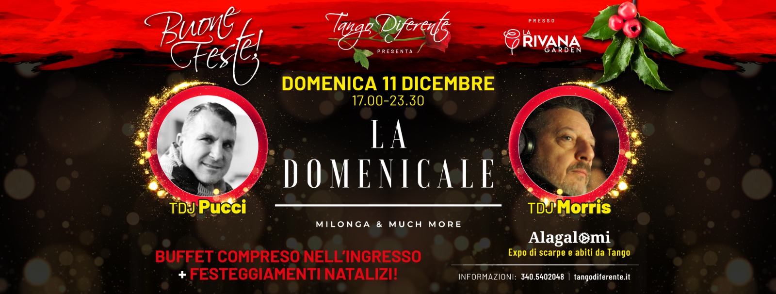 "La Domenicale" la pomeridiana della Domenica raddoppia! In consolle Tdj Morris + Tdj Pucci