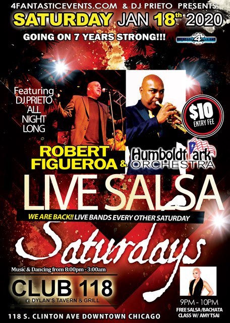 Live Salsa Saturday ft. Robert Figueroa & HPO on stage