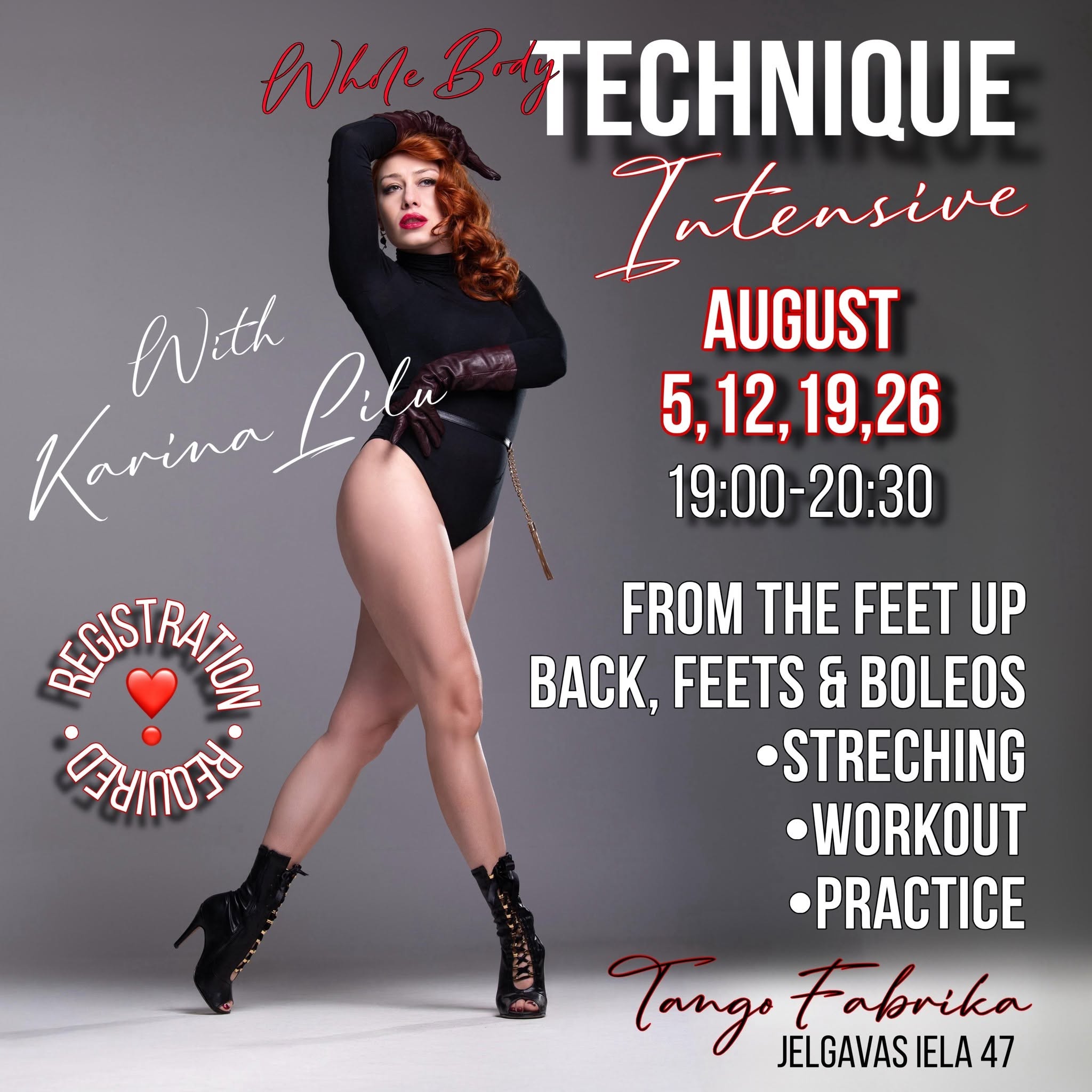 Tango Technique INTENSIVE “From The Feet Up”
