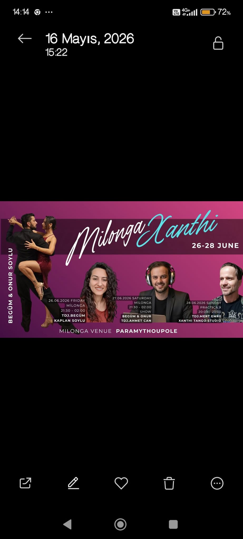 Xanthi Tango Weekend -Milonga-show-workshop