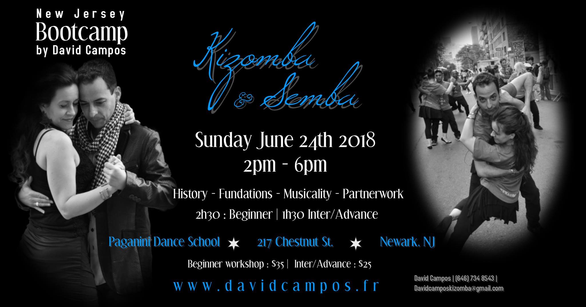 Kizomba & Semba Bootcamp - Newark, NJ