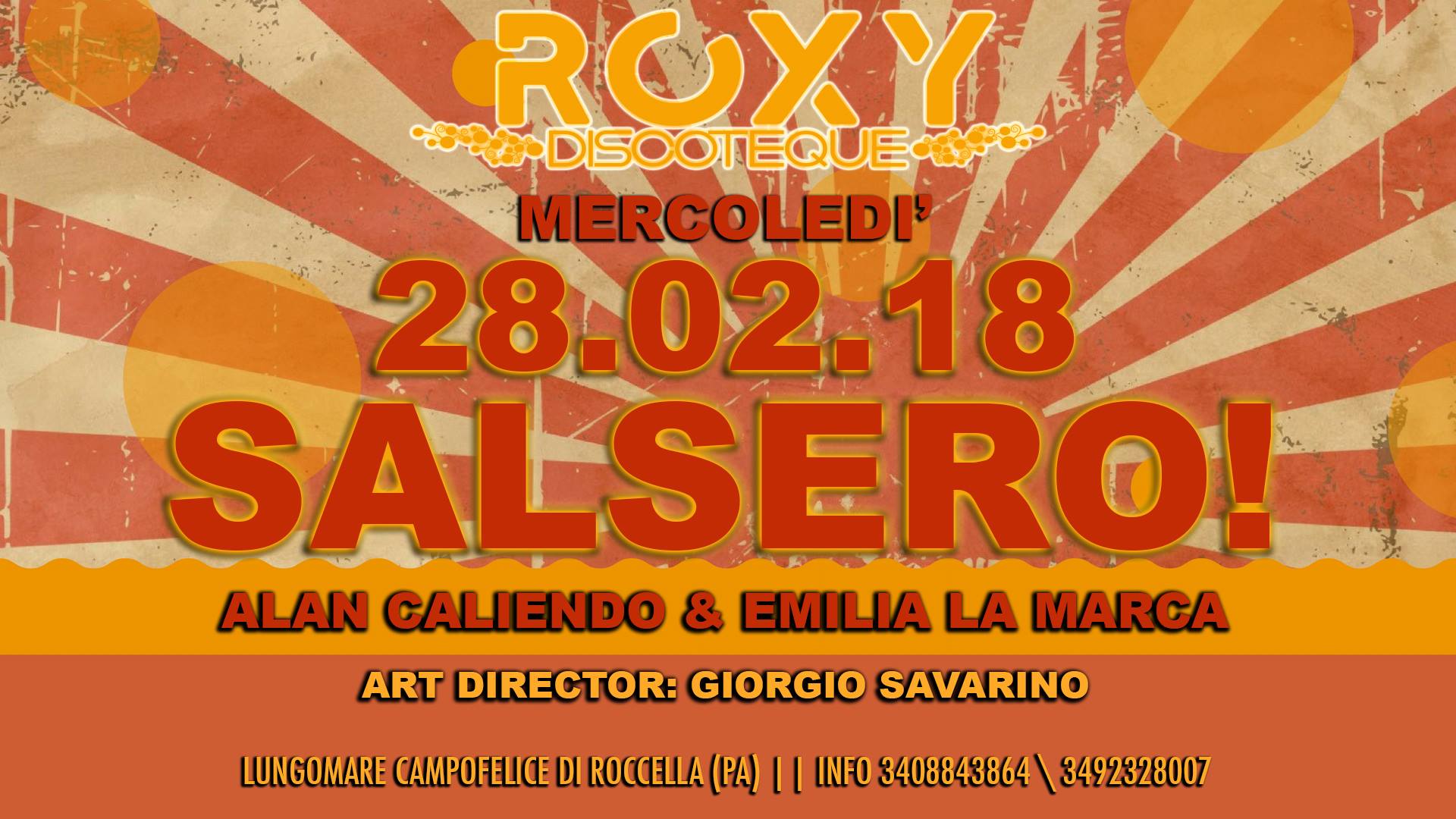 Mercoledì 28 febbraio Salsero Roxy_discoteque