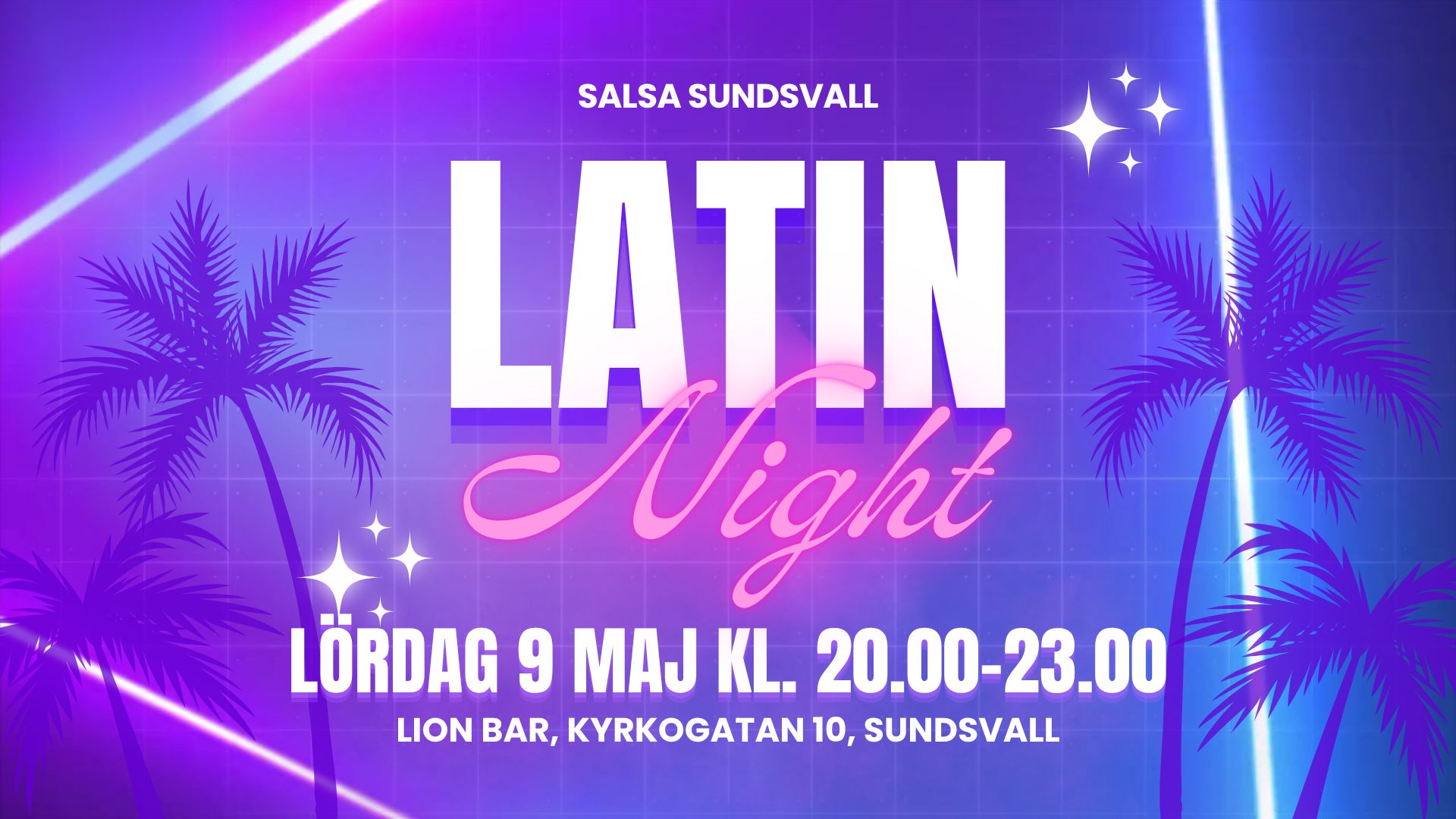 Latin Night 🎉💃 med Salsa Sundsvall