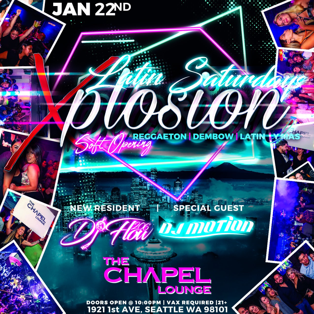 Xplosion Latin Saturday's 21+