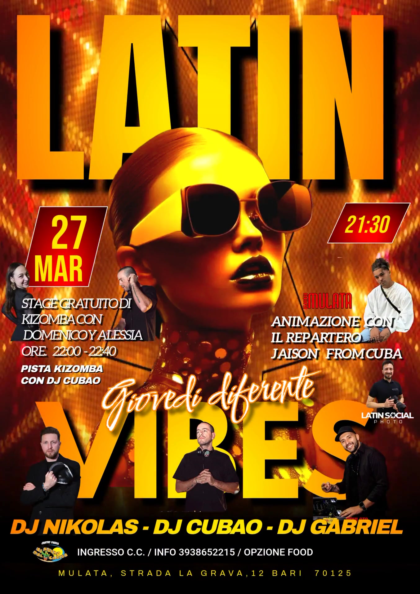 Giovedì latino Mulata Bari *La Mezcla de los Ritmos*