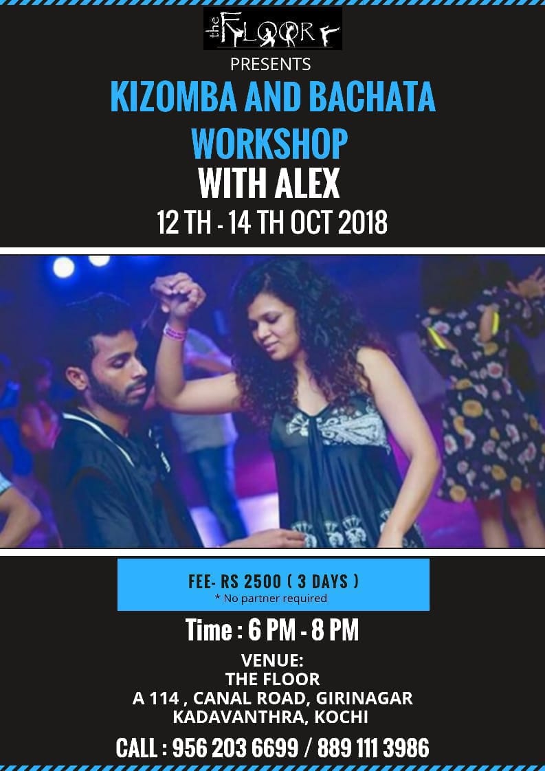 kIZOMBA AND BACHATA WORKSHOP WITH ALEX