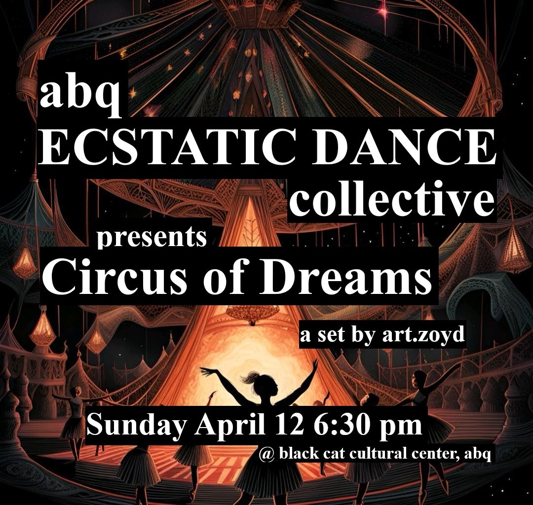 The ABQEDC presents "Circus of Dreams" on Sunday, April 12, at 6:30 PM π