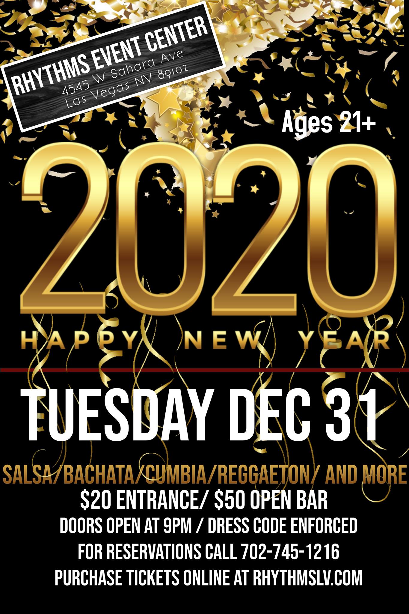 2020 New Years Eve Bash